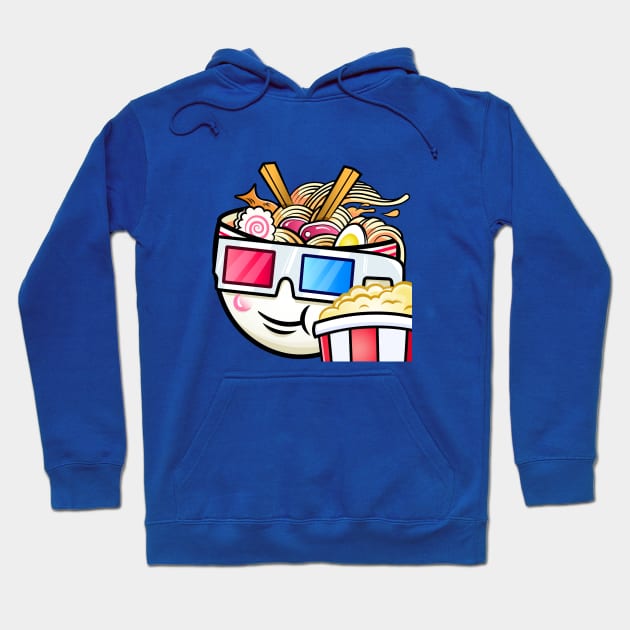 Ramen looking movie Hoodie by Cripta Art